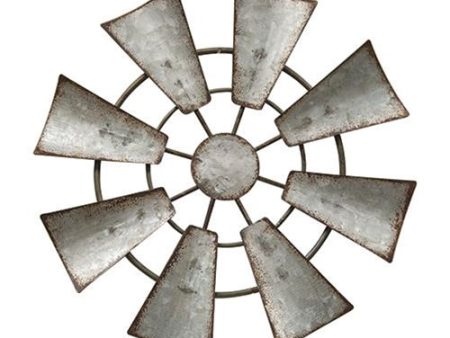 Galvanized Metal Hanging Windmill 7 inch Sale